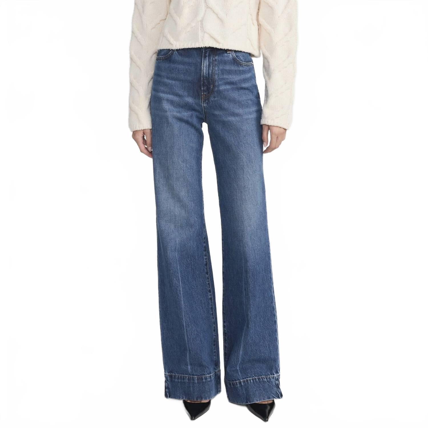 New Frame The Slice Flare Jeans In Headliner